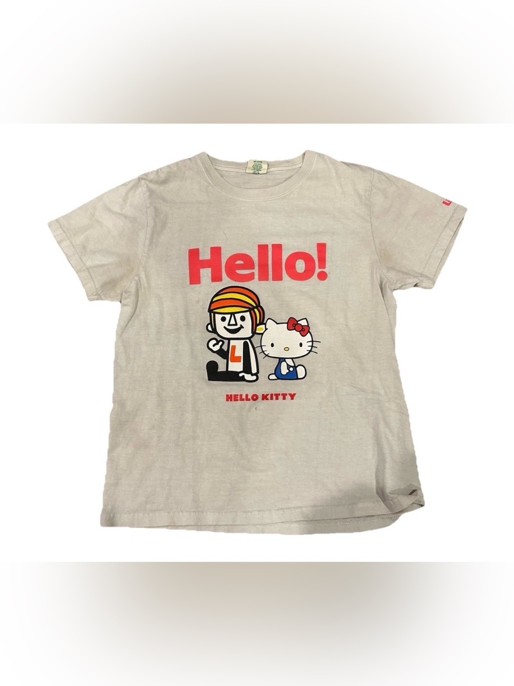 Vintage‎ Laundry Japan Hello Kitty T-Shirt Small White Sanrio Boy Meets Graphic